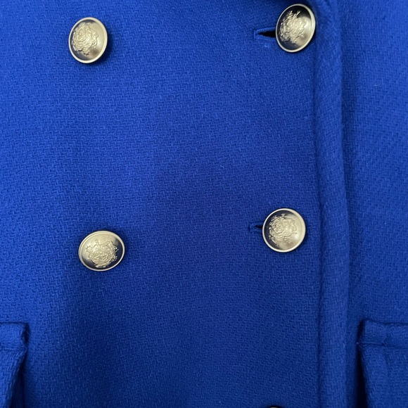 J. Crew Stadium Cloth Nello Gori Double-Breasted Pea Coat - Picture 4 of 10